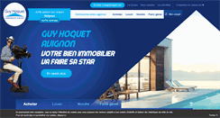 Desktop Screenshot of guyhoquet-immobilier-avignon.com